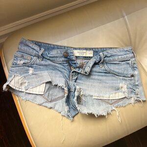 Abercrombie & Fitch Denim Bootie Shorts